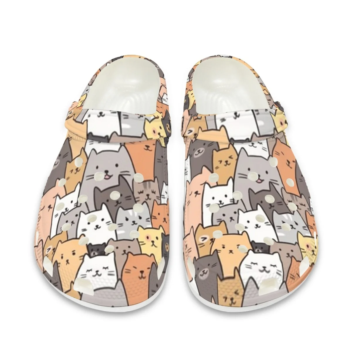 ELVISWORDS Cute Cat Pattern Slippers Women's New Simple Sandals Casual Cartoon Animal Style Slides Couple Outdoor Water Shoes
ELVISWORDS Cute Cat Pattern Slippers Women's New Simple Sandals Casual Cartoon Animal Style Slides Couple Outdoor Water Shoes
