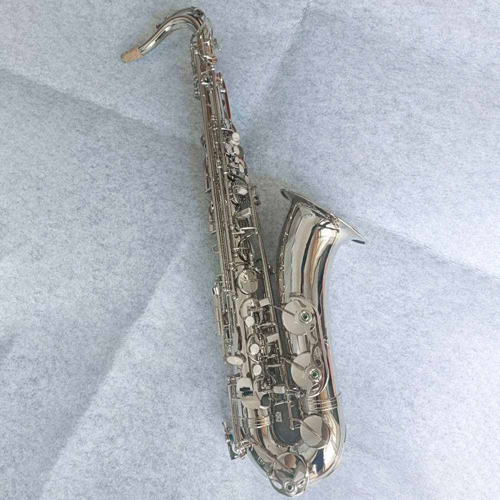 

Clássico 54 Profissional Tenor saxofone B Tone Down Latão Banhado a Prata Jazz Instrumento sax tenor Voz de Alta Qualidade