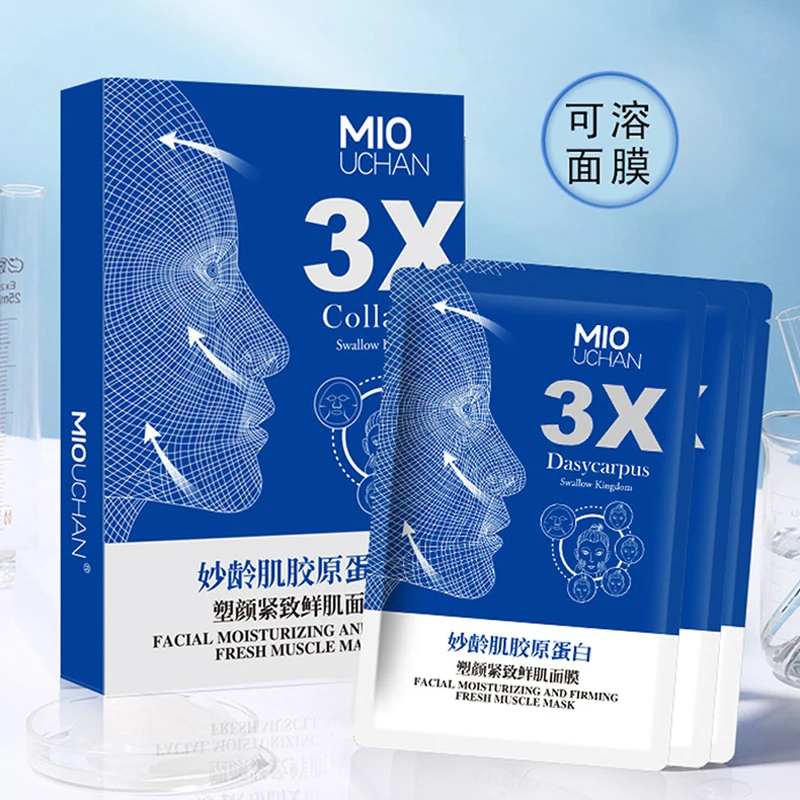 10pcs/Lot Collagen Face Mask Moisturizing Refreshing Sheet Masks Hydrating Anti Aging Firming Brightening Skin Care Products
10pcs/Lot Collagen Face Mask Moisturizing Refreshing Sheet Masks Hydrating Anti Aging Firming Brightening Skin Care Products