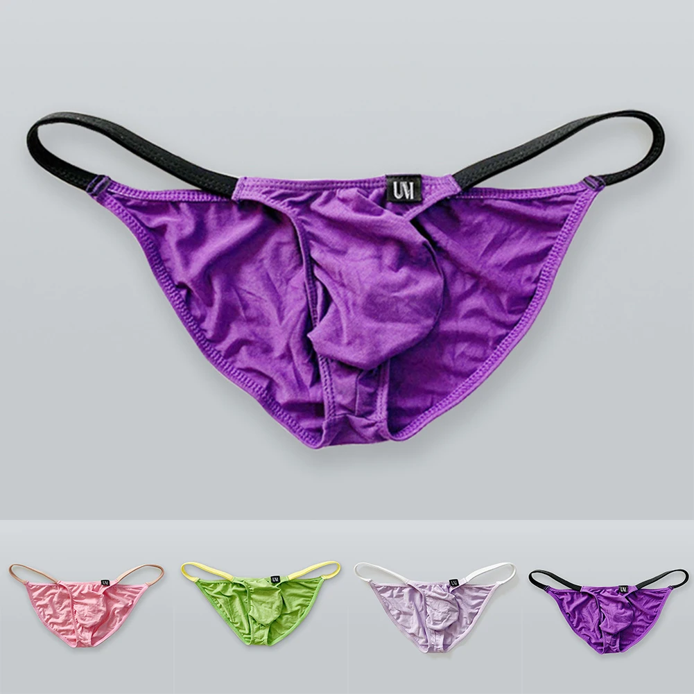 Sexy Men's Modal Low Waist Bikini Thong G-string Briefs Thong Ultra-thin Belt Seductive Underwear Panties Solid Trunks
Sexy Men's Modal Low Waist Bikini Thong G-string Briefs Thong Ultra-thin Belt Seductive Underwear Panties Solid Trunks