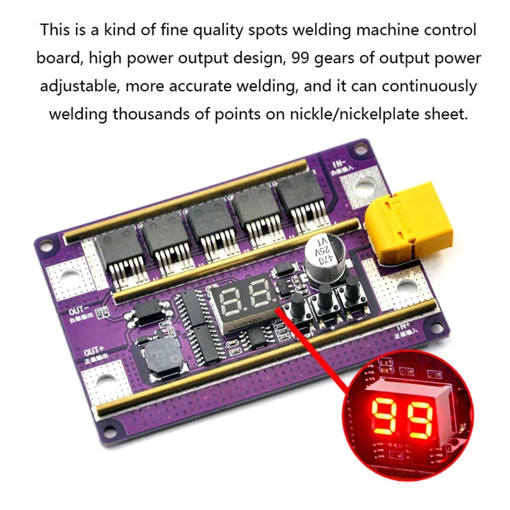 Newest Reliable Useful Durable Tools Control Board Welder 99 Gears 3.15 * 1.77in Control Board Power Adjustable
Newest Reliable Useful Durable Tools Control Board Welder 99 Gears 3.15 * 1.77in Control Board Power Adjustable