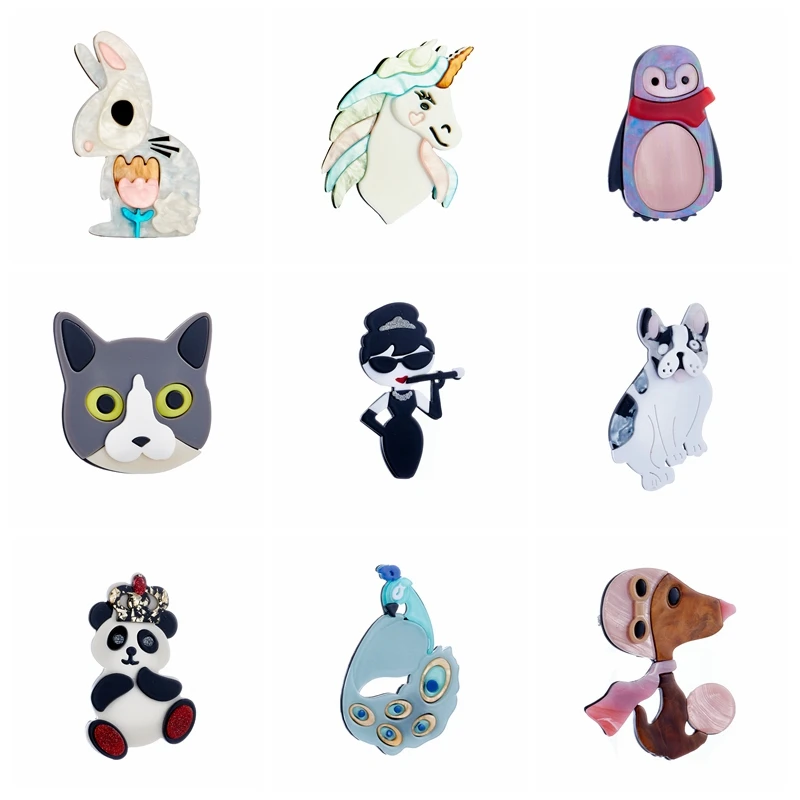 New Cartoon Dinosaur Panda Dog Hedgehog Rabbit Girl Funny Acrylic Brooches For Women Kids Handmad Craft Lapel Pins Party Jewelry
New Cartoon Dinosaur Panda Dog Hedgehog Rabbit Girl Funny Acrylic Brooches For Women Kids Handmad Craft Lapel Pins Party Jewelry