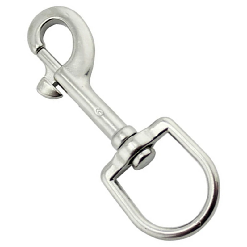 5 PCS Marine 316 Stainless Steel Oval Single-Ended Rotary Buckle Lock For Scuba Diving Dog Leash
5 PCS Marine 316 Stainless Steel Oval Single-Ended Rotary Buckle Lock For Scuba Diving Dog Leash