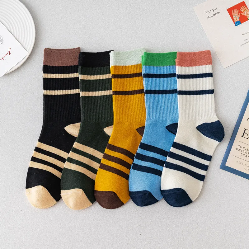 New Socks Striped Sports Socks Women's Cotton Socks Women's Mid-tube Cotton Socks
New Socks Striped Sports Socks Women's Cotton Socks Women's Mid-tube Cotton Socks