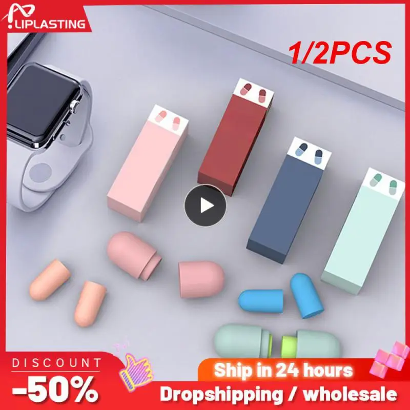 1/2PCS Soundproof Sleeping Ear Plugs Earplugs For Sleep Special Mute Soft Slow Rebound Student Anti-Noise Protection Anti Ronco
1/2PCS Soundproof Sleeping Ear Plugs Earplugs For Sleep Special Mute Soft Slow Rebound Student Anti-Noise Protection Anti Ronco