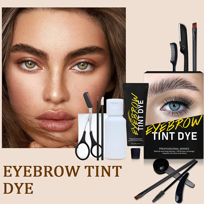 Eyelash Eyebrow Tint Kit Semi Permanent Brow Dye Tattoo Cream With Brush Kit Waterproof Long Lasting Makeup Eyebrow Tint Kit
Eyelash Eyebrow Tint Kit Semi Permanent Brow Dye Tattoo Cream With Brush Kit Waterproof Long Lasting Makeup Eyebrow Tint Kit