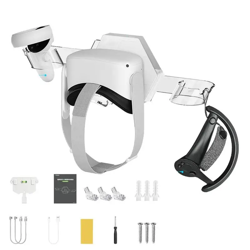 Charging Station Dock Charger Wall Mount Storage Stand Hook With Type-c Charging Port Charger Adapter Dock Foroculusquest 2
Charging Station Dock Charger Wall Mount Storage Stand Hook With Type-c Charging Port Charger Adapter Dock Foroculusquest 2