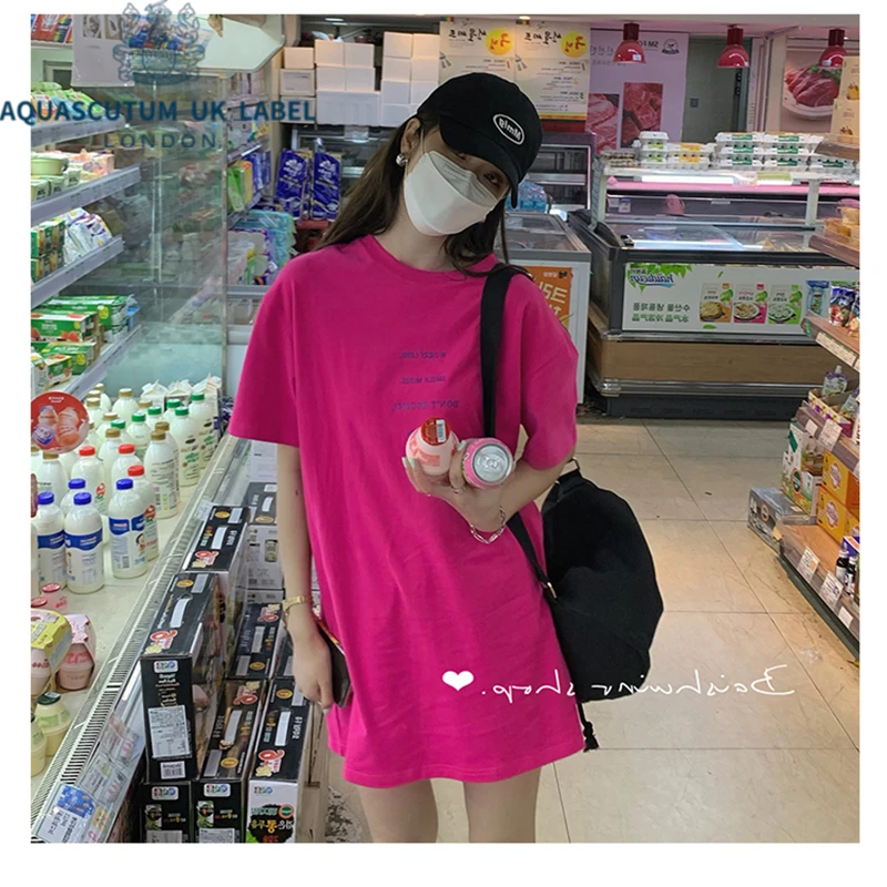 Aquascutum 2022 summer new lower garment missing loose net red bottomed shirt rose pure cotton short sleeve T-shirt 
Aquascutum 2022 summer new lower garment missing loose net red bottomed shirt rose pure cotton short sleeve T-shirt