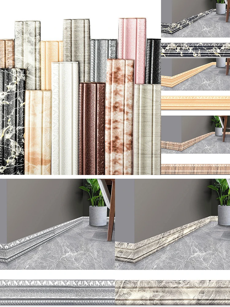 Wall Stickers Self Adhesive Wall Trim Line Skirting Border Decor Sticker Wallstick For Liveroom Balcony Diy 3d Decoration 2.3m
Wall Stickers Self Adhesive Wall Trim Line Skirting Border Decor Sticker Wallstick For Liveroom Balcony Diy 3d Decoration 2.3m