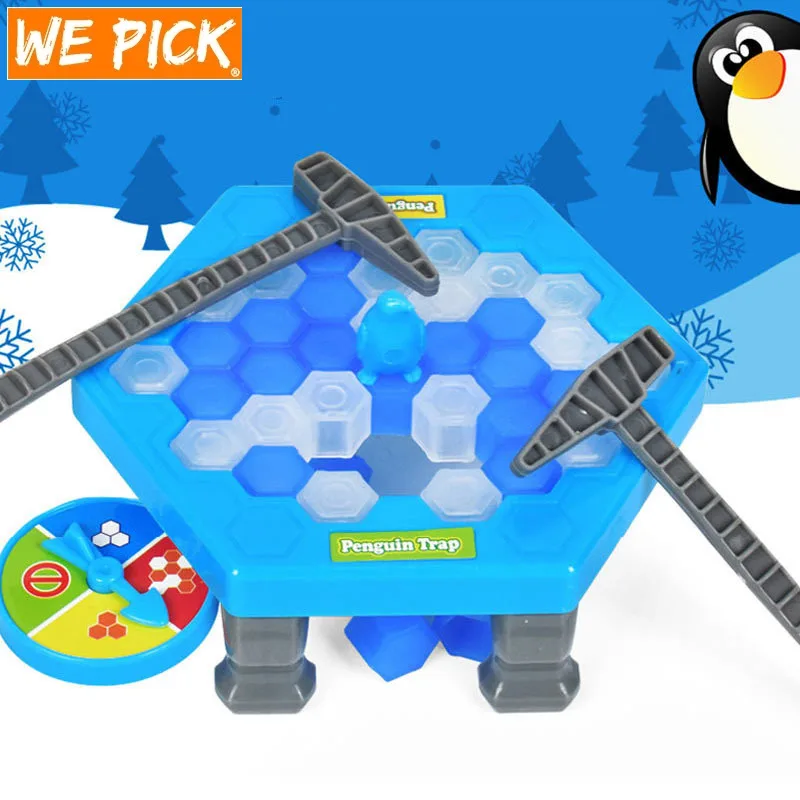 Puzzle Building Blocks Ice Breaking Save The Penguin Trap Board Family Desk Game Toy Party Supplies Parent-child Interactive Toy
Puzzle Building Blocks Ice Breaking Save The Penguin Trap Board Family Desk Game Toy Party Supplies Parent-child Interactive Toy