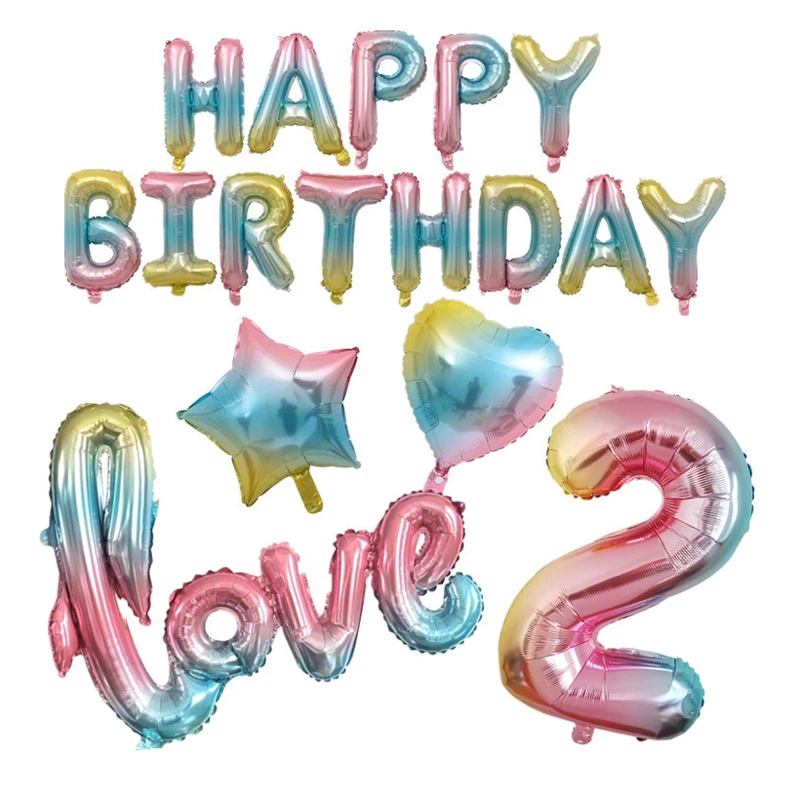 16/32/18Inch Rainbow Number Balloon Birthday Wedding Party Decorations Kid Boy Toy Baby Shower Favor Foil hot selling
16/32/18Inch Rainbow Number Balloon Birthday Wedding Party Decorations Kid Boy Toy Baby Shower Favor Foil hot selling