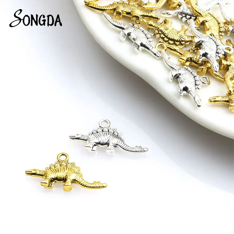 10pcs Gold Color Dinosaur Charms Vintage Zinc Alloy Sabertosaurus Pendant Charms DIY Making for Necklace Handmade Accessories
10pcs Gold Color Dinosaur Charms Vintage Zinc Alloy Sabertosaurus Pendant Charms DIY Making for Necklace Handmade Accessories