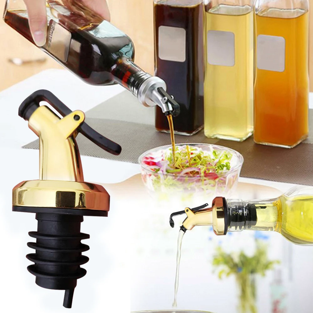 

Olive Oil Bottle Sprayer Wine Pourer Sauce Boat Nozzle Liquor Oil Dispenser ASB Lock Leak-Proof Plug Bottle Stopper Kitchen Tool