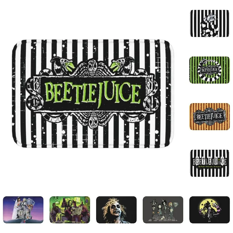 Tim Burton Horror Movie Beetlejuice Sandworm Doormat Non-Slip Kitchen Bath Mat Toilet Floor Door Entrance Carpet Rug Footpad
Tim Burton Horror Movie Beetlejuice Sandworm Doormat Non-Slip Kitchen Bath Mat Toilet Floor Door Entrance Carpet Rug Footpad