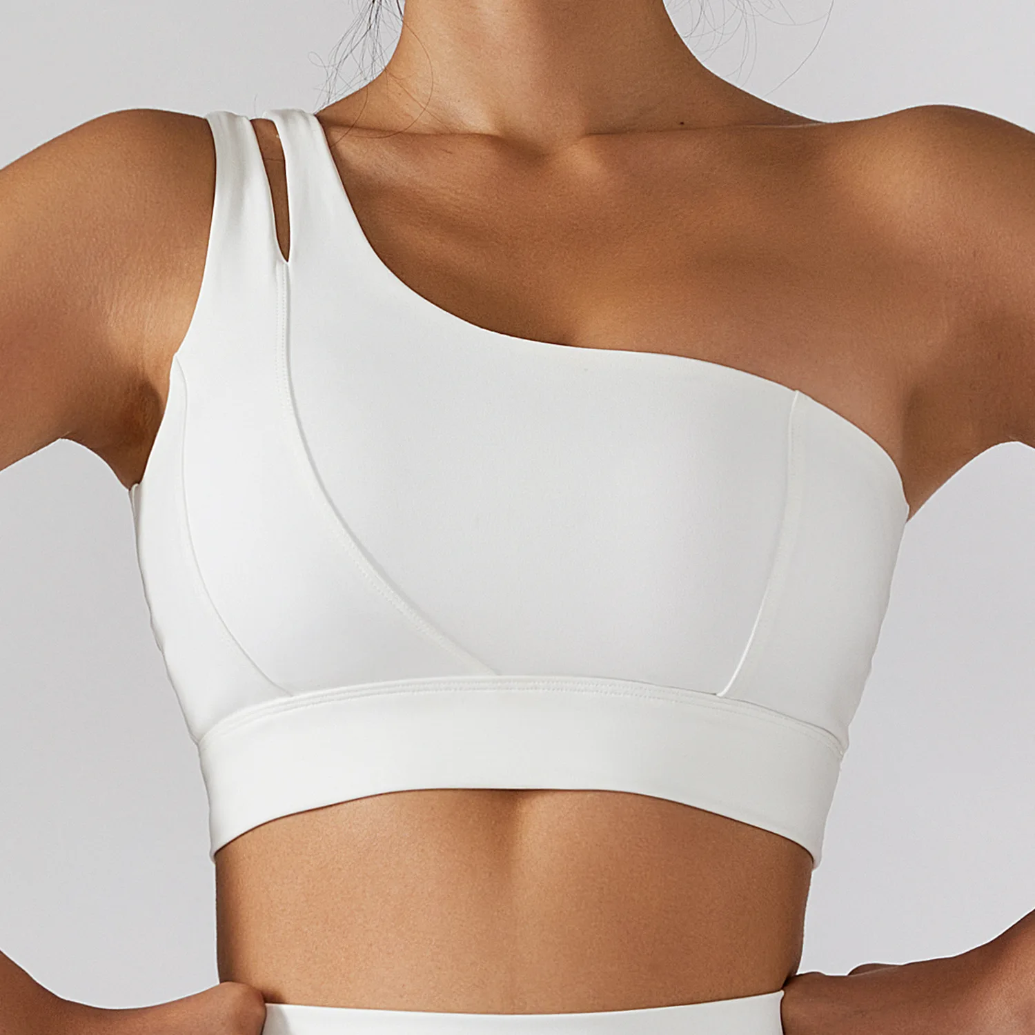 New Arrival Rib One Shoulder Yoga Top Padded Elastic Shockproof Sports Running Fitness Breathable Vest Yoga Bras Sports Type 
New Arrival Rib One Shoulder Yoga Top Padded Elastic Shockproof Sports Running Fitness Breathable Vest Yoga Bras Sports Type