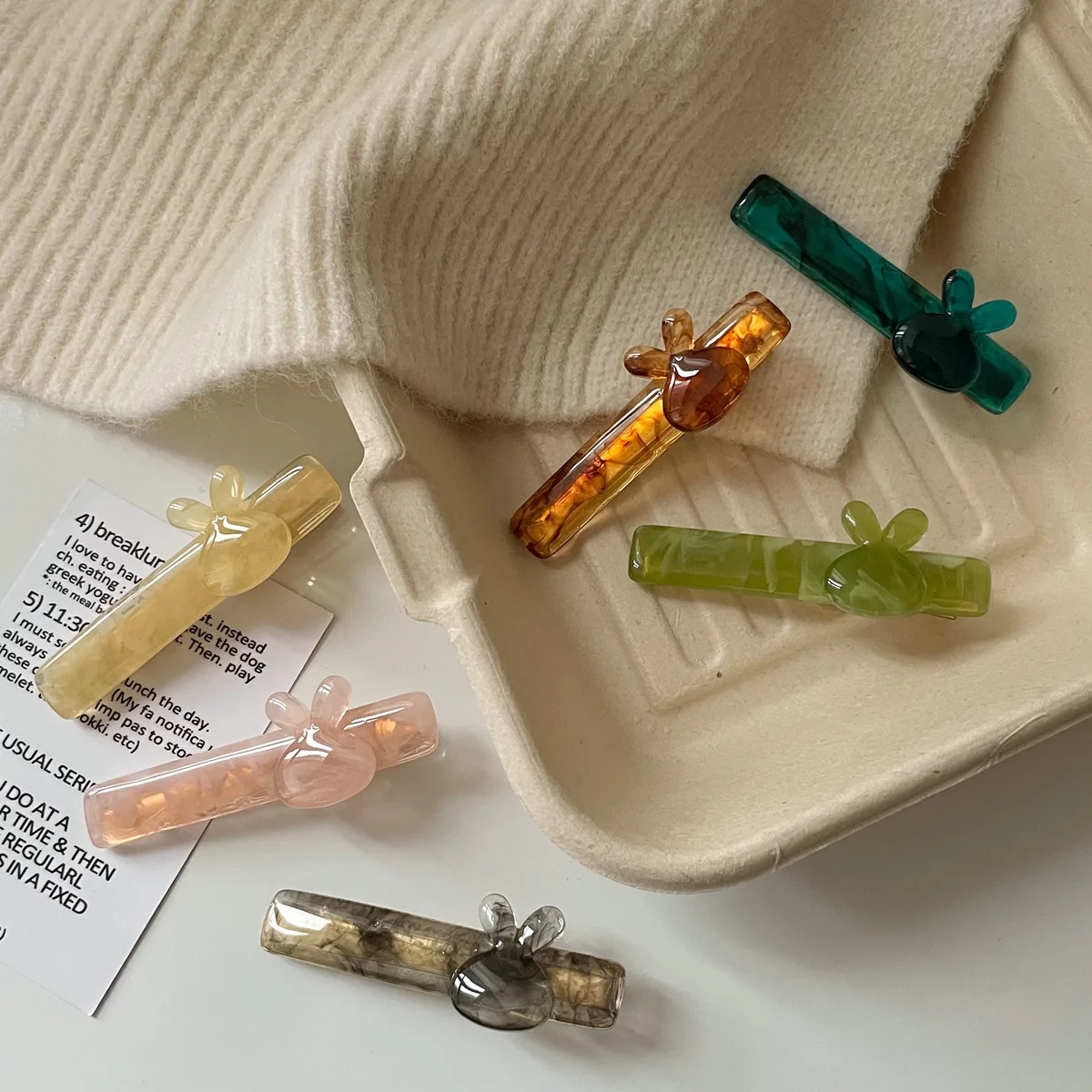 Cute Acetic Acid Rabbit Hairpin Sweet Versatile Bangs Hairpin Clip Edge Clip Girl Heartbreak Hairpin Hair Accessories 2023
Cute Acetic Acid Rabbit Hairpin Sweet Versatile Bangs Hairpin Clip Edge Clip Girl Heartbreak Hairpin Hair Accessories 2023