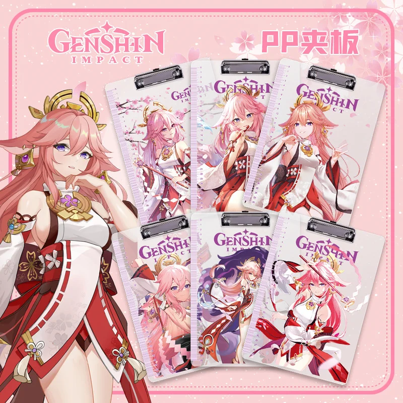 Игровая ударопрочная папка Genshin, прозрачная скраб-доска Yae Miko с линейкой, папка А4, Полипропиленовая доска с зажимом, прокладка для экзамена
Игровая ударопрочная папка Genshin, прозрачная скраб-доска Yae Miko с линейкой, папка А4, Полипропиленовая доска с зажимом, прокладка для экзамена