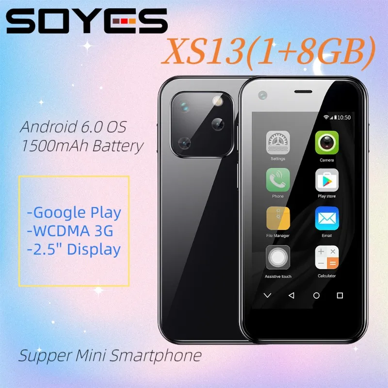 Смартфон WCDMA 3G Android Mini Мобильный телефон SOYES XS11 1 ГБ 8 ГБ, несколько стилей для студентов, детей, мобильный телефон Google Play TikTok
Смартфон WCDMA 3G Android Mini Мобильный телефон SOYES XS11 1 ГБ 8 ГБ, несколько стилей для студентов, детей, мобильный телефон Google Play TikTok