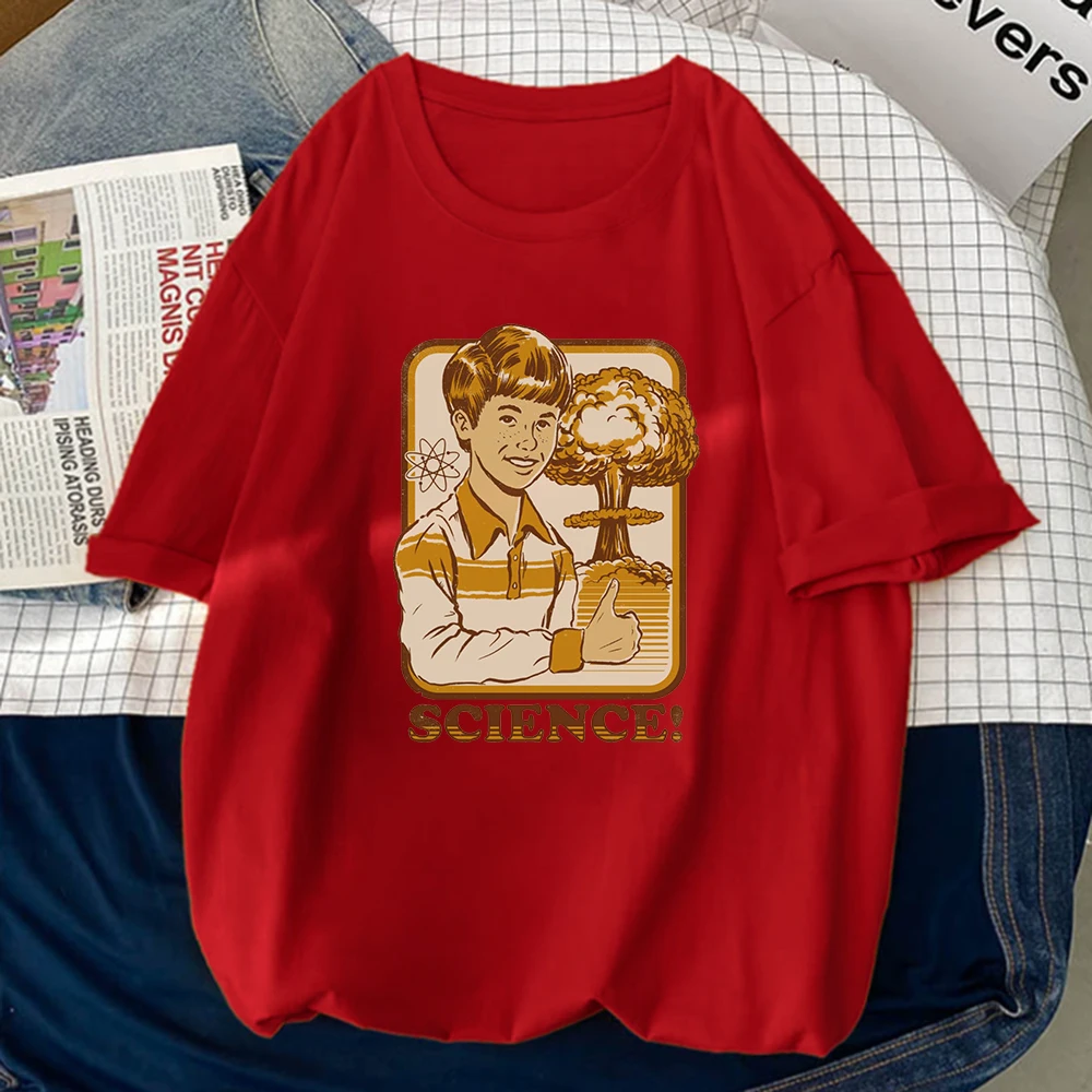 Наука! Футболка мужская оверсайз с рисунком, повседневная креативная, модная, летняя 
Наука! Футболка мужская оверсайз с рисунком, повседневная креативная, модная, летняя