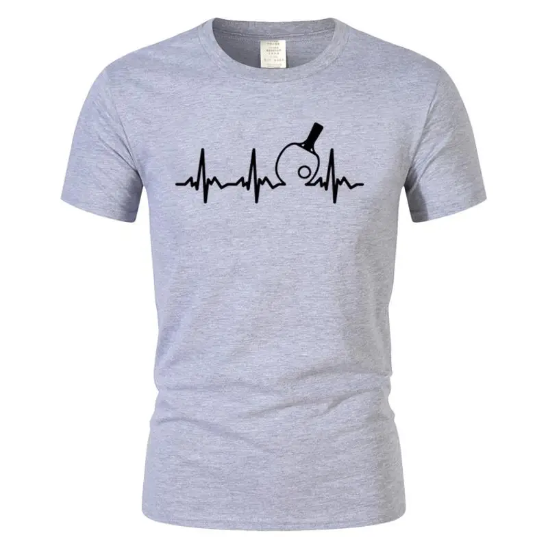 Summer Fashion Table Tennis Heartbeat T Shirt Men's Cotton Ping Pong Tops Designer Short Sleeve Casual Basic T-Shirt Camisetas
Summer Fashion Table Tennis Heartbeat T Shirt Men's Cotton Ping Pong Tops Designer Short Sleeve Casual Basic T-Shirt Camisetas