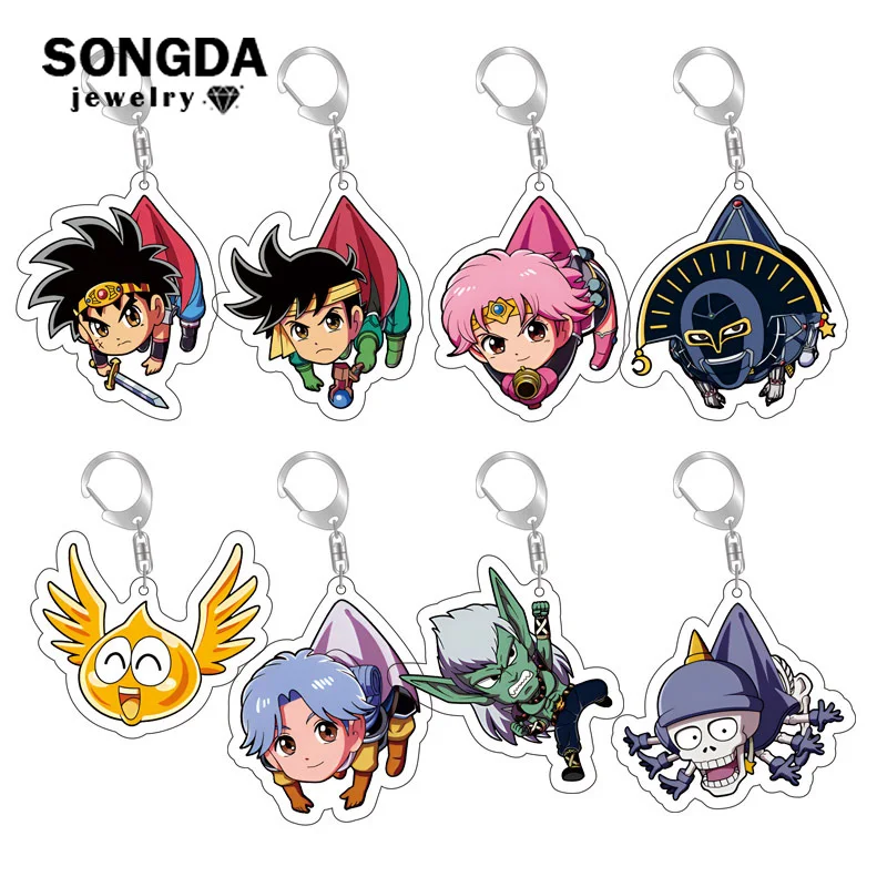 Game DRAGON QUEST Keychain Doragon Kuesuto: Dai No Daibouken Dragon Warrior Kuesuto Figures Acrylic Pendant Keyring Kids Jewelry
Game DRAGON QUEST Keychain Doragon Kuesuto: Dai No Daibouken Dragon Warrior Kuesuto Figures Acrylic Pendant Keyring Kids Jewelry
