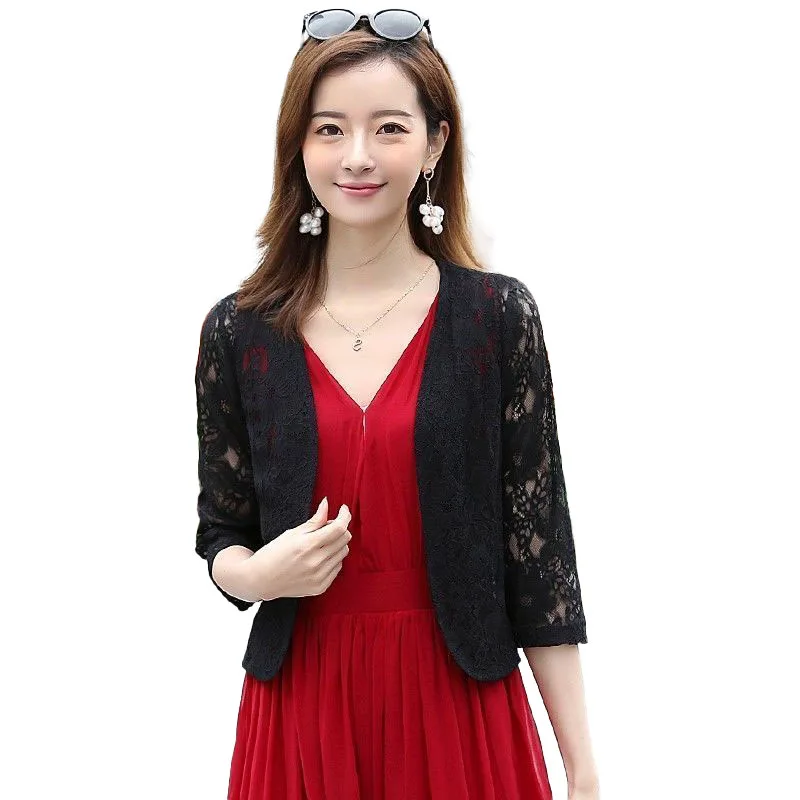 Elegant V-Neck Loose Hollow Out Lace Cardigan Shirt Women's Clothing 2023 Summer New Oversized Casual Tops Office Lady Blouse
Elegant V-Neck Loose Hollow Out Lace Cardigan Shirt Women's Clothing 2023 Summer New Oversized Casual Tops Office Lady Blouse