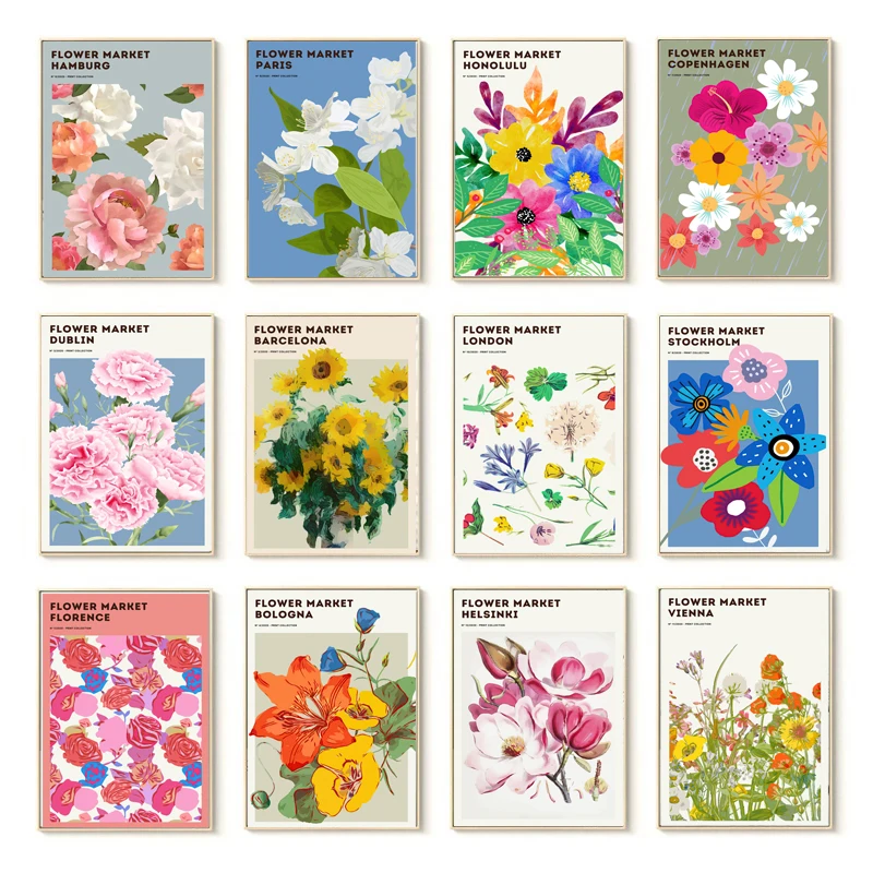 Botanical Wall Art Colorful flowers Canvas Paiting Wall Art Prints And Posters Wall Pictures For Living Room Home Décor
Botanical Wall Art Colorful flowers Canvas Paiting Wall Art Prints And Posters Wall Pictures For Living Room Home Décor