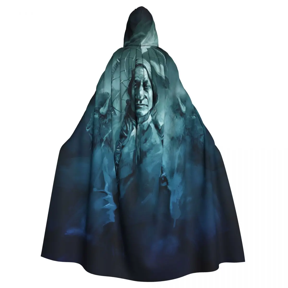Native American Chief-sitting Bull Hooded Cloak Halloween Party Cosplay Woman Men Adult Long Witchcraft Robe Hood
Native American Chief-sitting Bull Hooded Cloak Halloween Party Cosplay Woman Men Adult Long Witchcraft Robe Hood