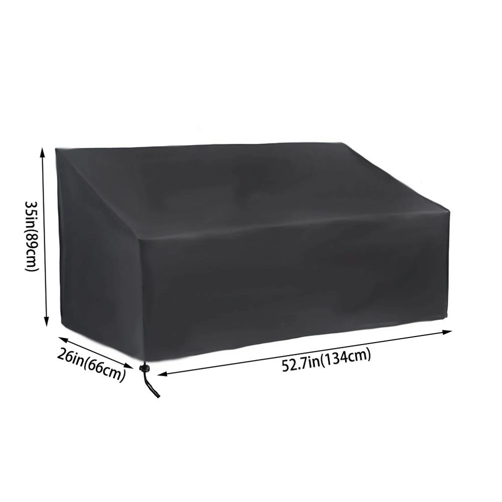 Oxford Bench Seat Cover Black Heavy Duty Waterproof Outdoor Garden 2/3/4 Seater Furniture cover Useful Suitable
Oxford Bench Seat Cover Black Heavy Duty Waterproof Outdoor Garden 2/3/4 Seater Furniture cover Useful Suitable