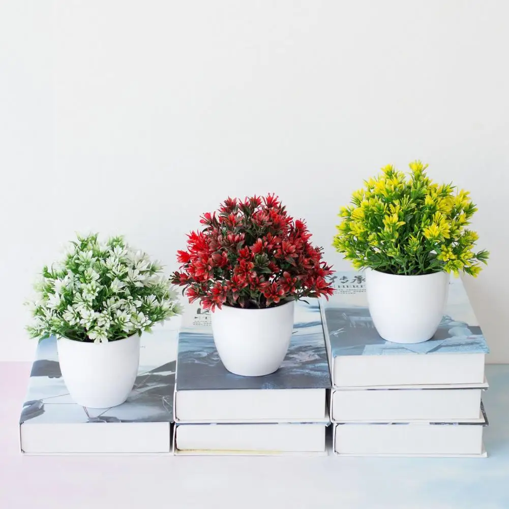 Artificial Flowers Realistic Simulated Plastic Artificial Potted Flower for Home Decor
Artificial Flowers Realistic Simulated Plastic Artificial Potted Flower for Home Decor
