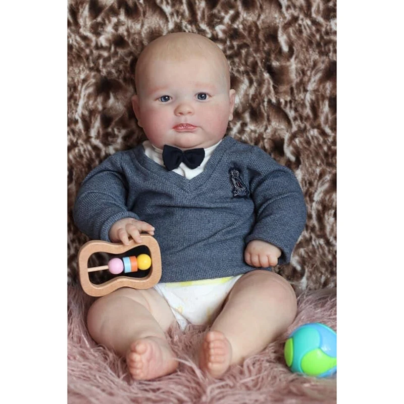60cm Reborn Toddler Baby Boy Joseph 3D Painting with Visible Veins Kids Toy for Birthday and Christmas
60cm Reborn Toddler Baby Boy Joseph 3D Painting with Visible Veins Kids Toy for Birthday and Christmas