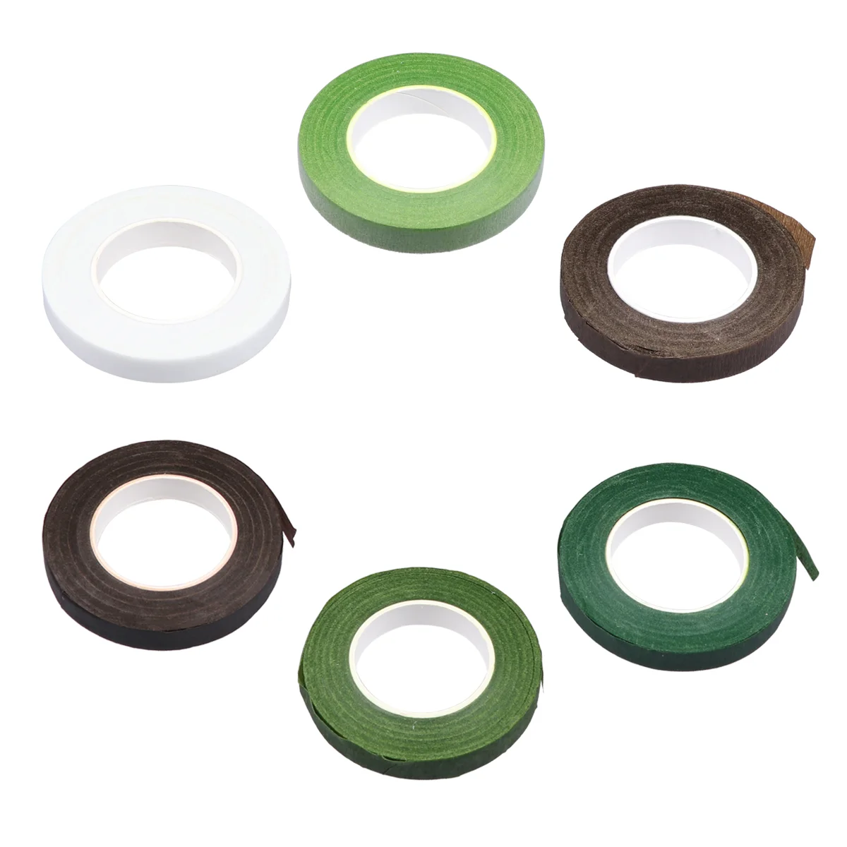 6 Rolls Colored Ribbon Floriculture Tape Practical Floral Flower Packaging Floral Stem Wrapping Tapes Bouquet DIY Decorative 
6 Rolls Colored Ribbon Floriculture Tape Practical Floral Flower Packaging Floral Stem Wrapping Tapes Bouquet DIY Decorative