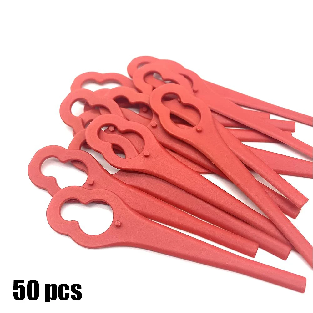 50PCS Replacement Plastic Cutter Blades For Einhell Cordless Lawn Trimmers Garden Power Tool Parts For GE-CT 18 Li
50PCS Replacement Plastic Cutter Blades For Einhell Cordless Lawn Trimmers Garden Power Tool Parts For GE-CT 18 Li