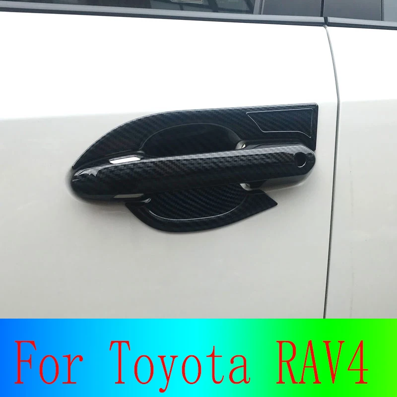 For Toyota RAV4 Door Handle carbon Pads Cover Auto Replacement Parts Chrome Styling Automotive Accessories ABS Decorations
For Toyota RAV4 Door Handle carbon Pads Cover Auto Replacement Parts Chrome Styling Automotive Accessories ABS Decorations