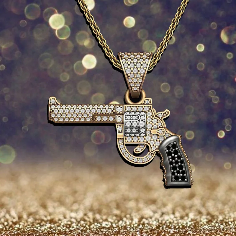 Pistol Necklaces Exquisite Men's Pendants Hip-Hop Punk Exquisite Jewelry for Men and Women Classic Vintage Jewelry
Pistol Necklaces Exquisite Men's Pendants Hip-Hop Punk Exquisite Jewelry for Men and Women Classic Vintage Jewelry