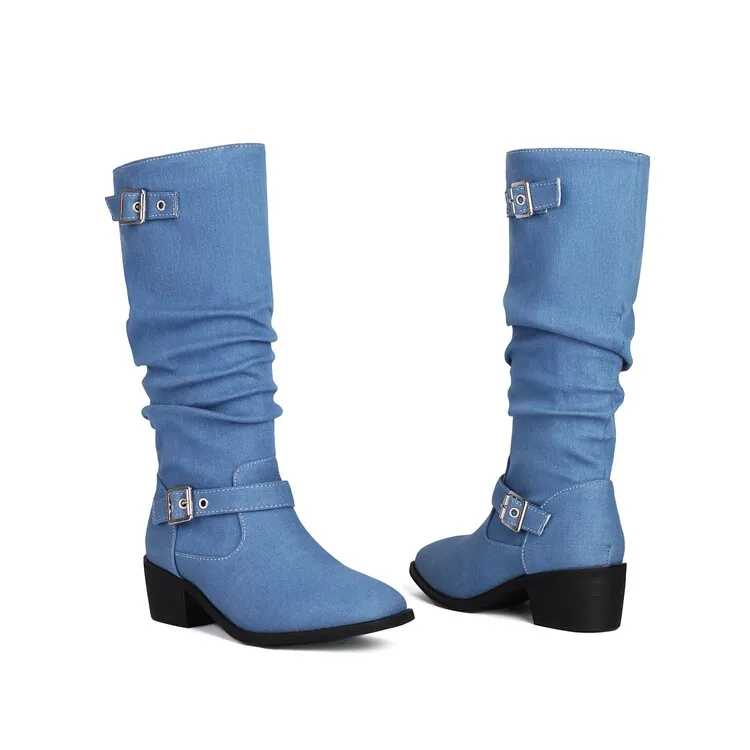 Oversize Large size Big size Round toe Thick Heel womens fashion boots The cowboy wind womens shoes with design 
Oversize Large size Big size Round toe Thick Heel womens fashion boots The cowboy wind womens shoes with design