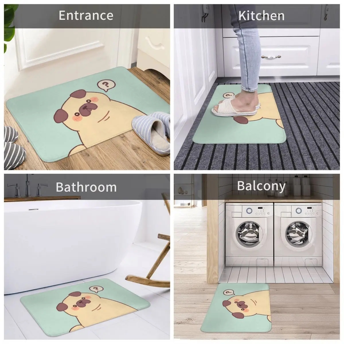 Bath Mat Cute Confused Chubby Pixel Pug Decor 3D Rug Carpet Doormat Anti-slip Entrance Living Room Home Kitchen Bedroom Balcony
Bath Mat Cute Confused Chubby Pixel Pug Decor 3D Rug Carpet Doormat Anti-slip Entrance Living Room Home Kitchen Bedroom Balcony