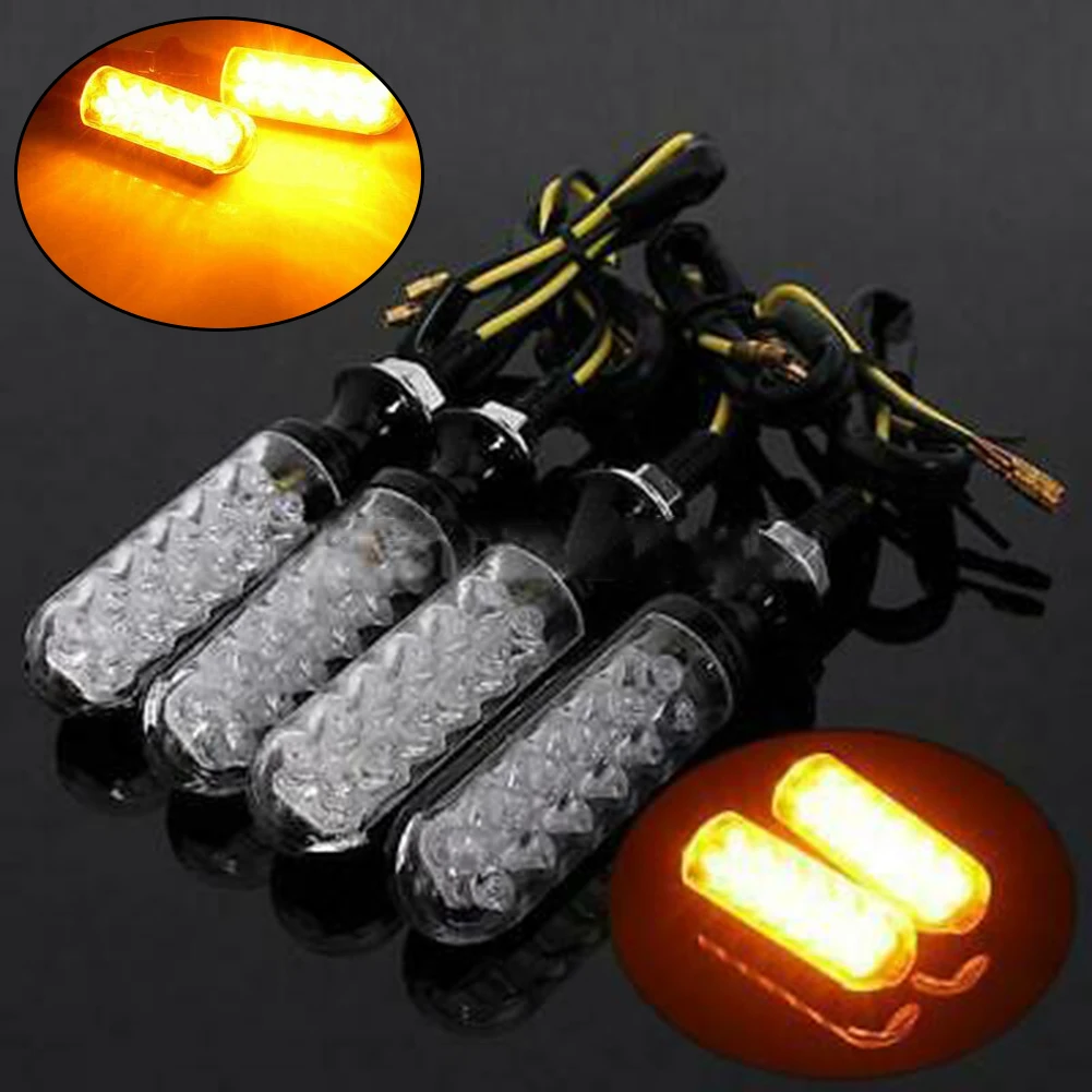 2 Pairs Motorcycle 12 LED Turn Signal Ligfhts 12V Indicators Motorbike Flowing Water Light Amber Kit Signal Lamp Accessories
2 Pairs Motorcycle 12 LED Turn Signal Ligfhts 12V Indicators Motorbike Flowing Water Light Amber Kit Signal Lamp Accessories
