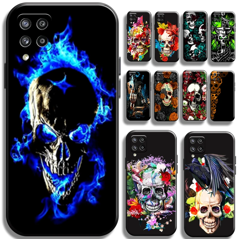 Death Skull Flower For Samsung Galaxy A22 A22 5G Phone Case Coque Funda Liquid Silicon Carcasa Black Full Protection Cases
Death Skull Flower For Samsung Galaxy A22 A22 5G Phone Case Coque Funda Liquid Silicon Carcasa Black Full Protection Cases