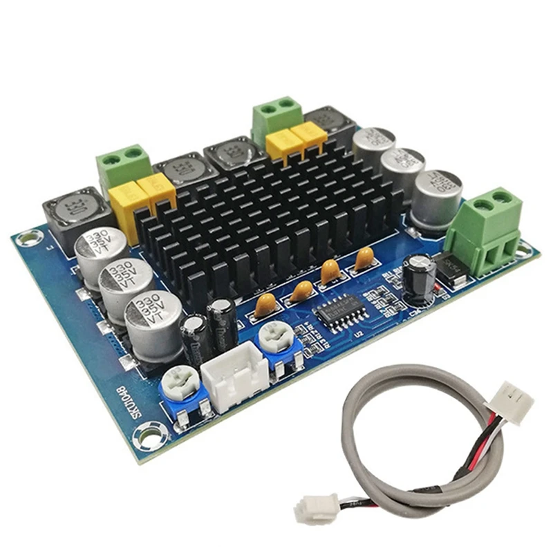 XH-M543 High-Power Digital Power Amplifier Board TPA3116D2 Digital Audio Amplifier 2-Channel DIY Power Amplifier Board
XH-M543 High-Power Digital Power Amplifier Board TPA3116D2 Digital Audio Amplifier 2-Channel DIY Power Amplifier Board