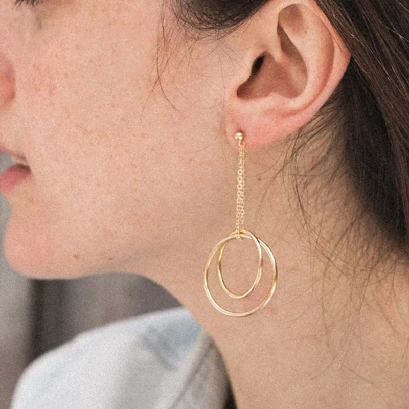 New Accessories European and American Trend Accessories Simple Circle Earrings Female Stainless Steel Earrings
New Accessories European and American Trend Accessories Simple Circle Earrings Female Stainless Steel Earrings