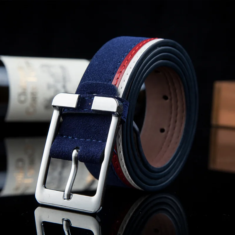 Men's Belt PU Belt Suede Colorblock Belt Ladies Casual Pin Buckle Belt Youth All-match Student Belt Fashion Belt
Men's Belt PU Belt Suede Colorblock Belt Ladies Casual Pin Buckle Belt Youth All-match Student Belt Fashion Belt