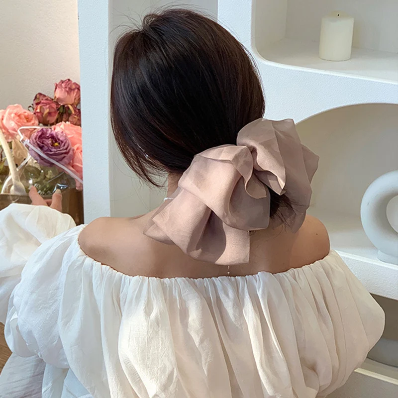 Lystrfac 2022 New Solid Color Mesh Oversize Hairpin for Women Back Head Bow Hair Clips Headdress Female Hair Accessories
Lystrfac 2022 New Solid Color Mesh Oversize Hairpin for Women Back Head Bow Hair Clips Headdress Female Hair Accessories