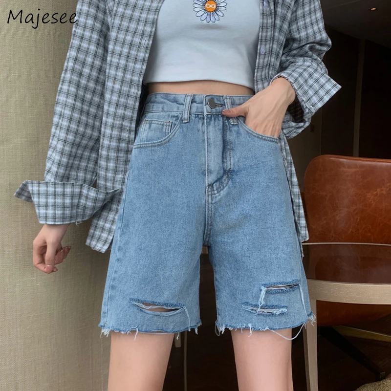 Denim Blue Shorts Women Summer Thin Street High Waist Straight Korean Style Loose Chic Ins Fashion Student Young Y2k Pocket BF
Denim Blue Shorts Women Summer Thin Street High Waist Straight Korean Style Loose Chic Ins Fashion Student Young Y2k Pocket BF