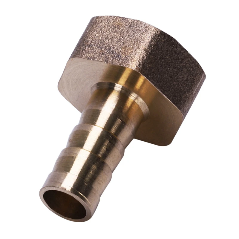 4X Gold Brass Fitting 10Mm Hose Barb 1/2 Inch NPT Female Thread Straight Connector
4X Gold Brass Fitting 10Mm Hose Barb 1/2 Inch NPT Female Thread Straight Connector