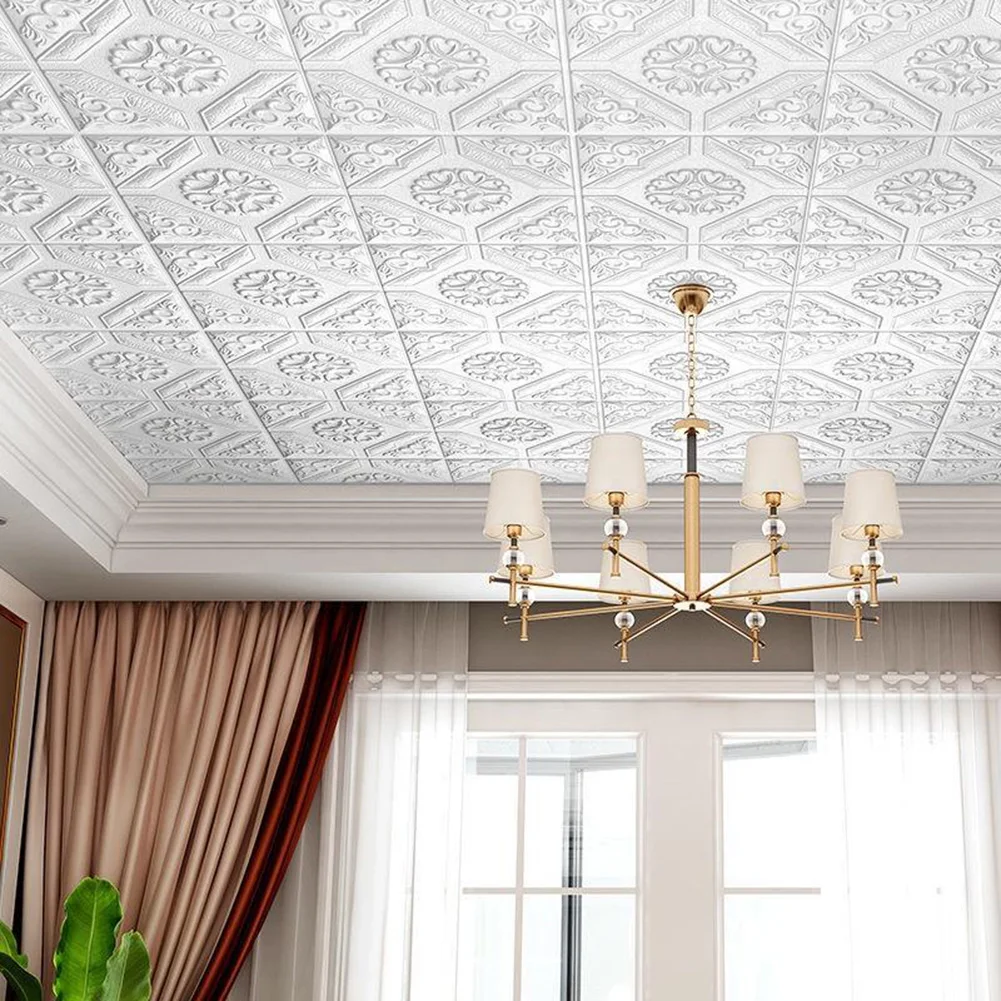1/10Pcs 3D Wallpaper Wall Stickers Self-Adhesive Foam Panel Home Decor 35*35cm For Living Room Bedroom Ceiling TV Wall Art
1/10Pcs 3D Wallpaper Wall Stickers Self-Adhesive Foam Panel Home Decor 35*35cm For Living Room Bedroom Ceiling TV Wall Art