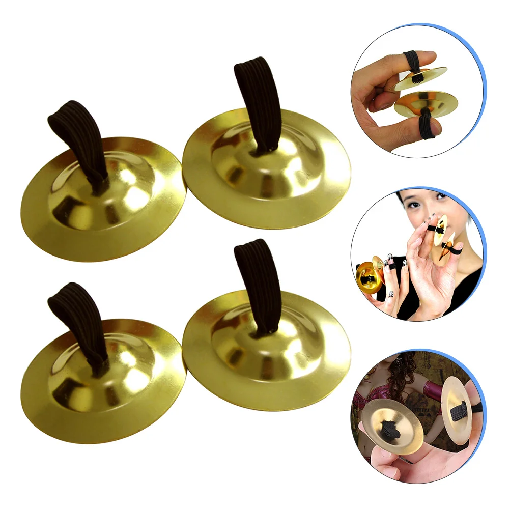 4 Pcs Castanets Adults Copper Cymbal Dancing Props Finger Mini Instrument Kids Cymbals Child
4 Pcs Castanets Adults Copper Cymbal Dancing Props Finger Mini Instrument Kids Cymbals Child