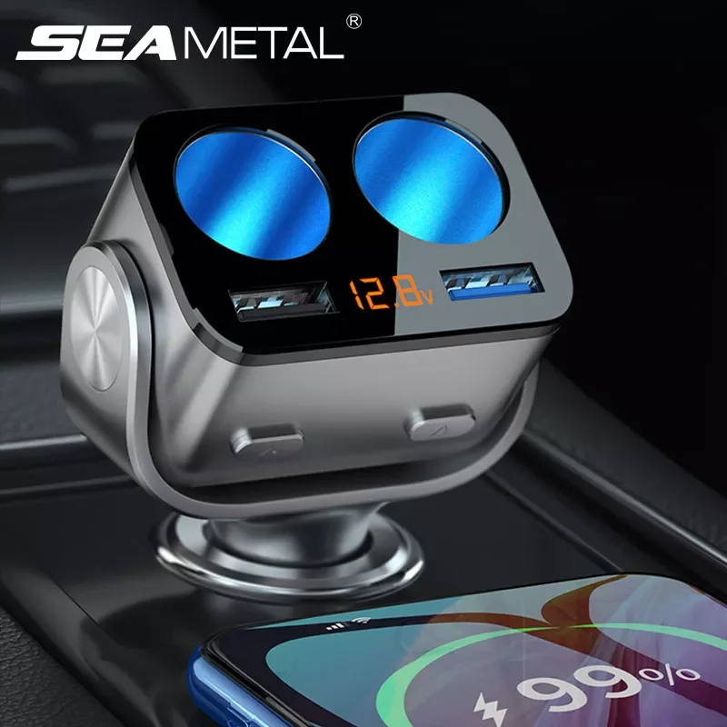 12V Car Charger Cigarette Lighter Socket Splitter Auto USB Charger Dual QC 3.0 USB Charge SEAMETAL Charger Sockets Power Adapter
12V Car Charger Cigarette Lighter Socket Splitter Auto USB Charger Dual QC 3.0 USB Charge SEAMETAL Charger Sockets Power Adapter