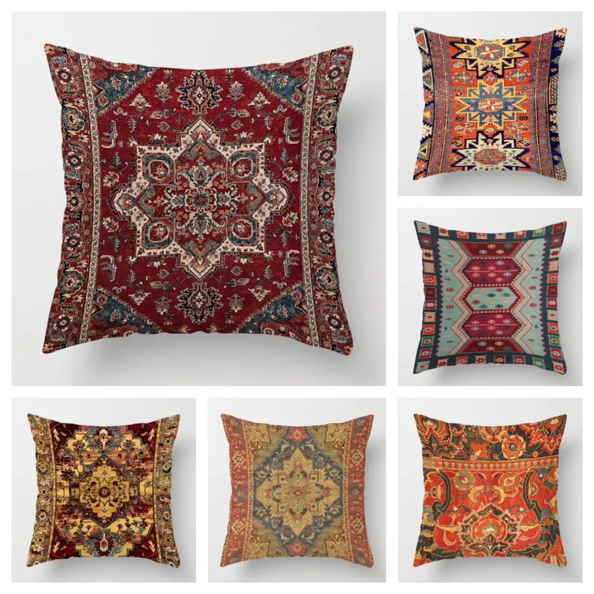 Persian Carpet Pattern Pillowcase 60*60 Living Room Sofa Cushion Cover 50*50 Fashion Decor Pillowcase 40*40 Home Decor
Persian Carpet Pattern Pillowcase 60*60 Living Room Sofa Cushion Cover 50*50 Fashion Decor Pillowcase 40*40 Home Decor