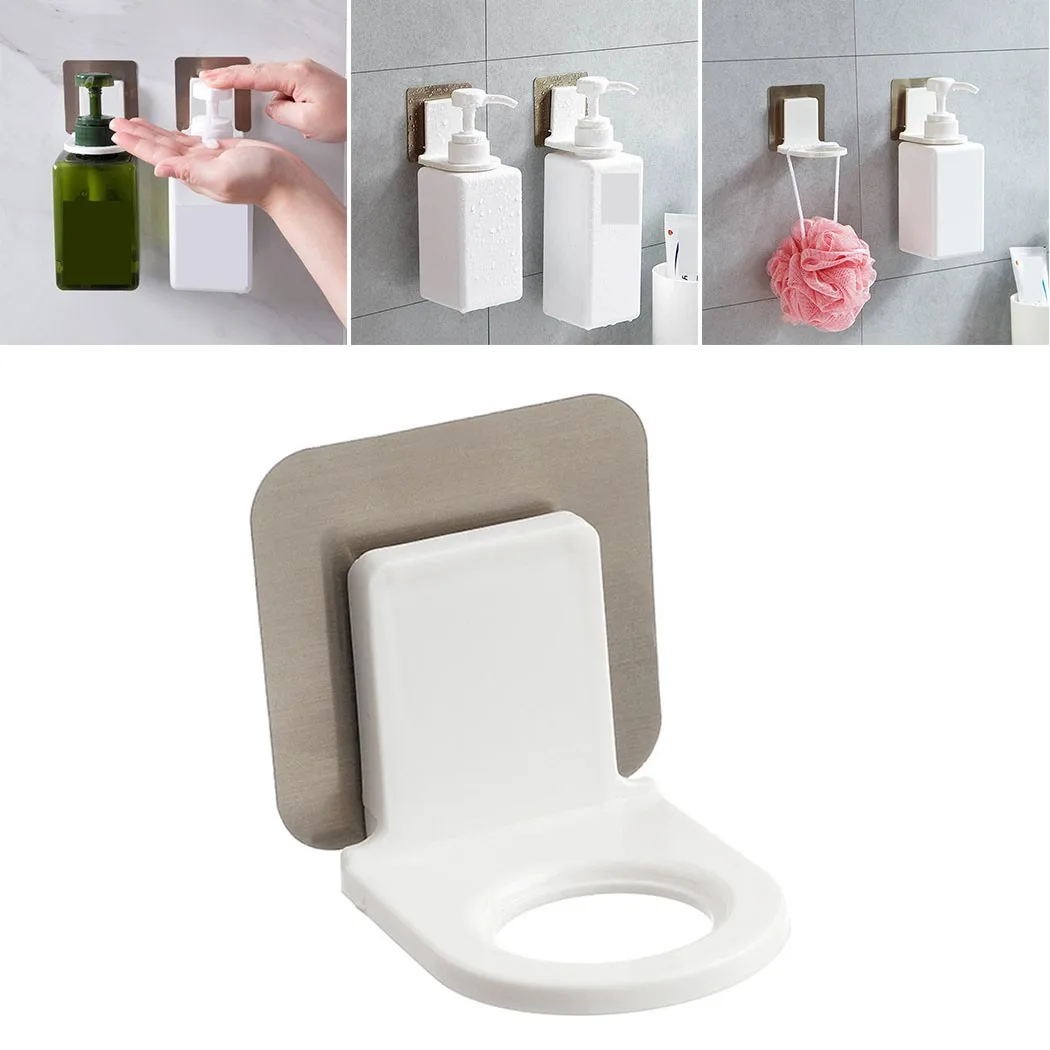 1* Shower Gel Bottle Holder Wall Hanger Shower Gel Hanger Wall Type Non-Marking Hook 6.5x6.3x3.3cm Brand New And High Quality 
1* Shower Gel Bottle Holder Wall Hanger Shower Gel Hanger Wall Type Non-Marking Hook 6.5x6.3x3.3cm Brand New And High Quality